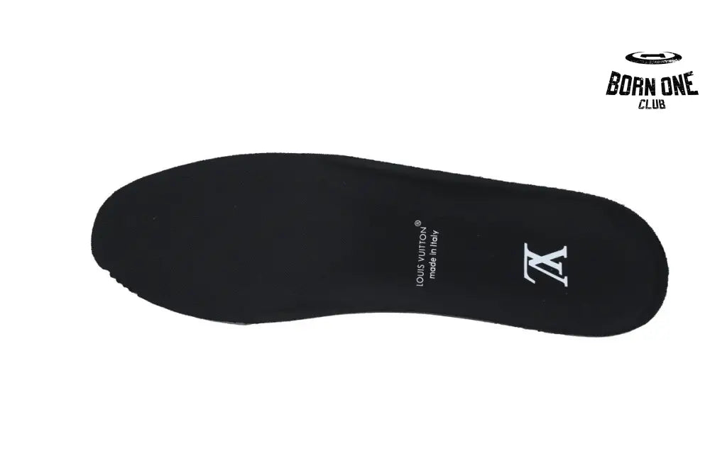Louis Vuitton Trainer Black Silver Rhinestone