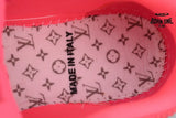 Louis Vuitton Trainer Pink Brown Rhinestone