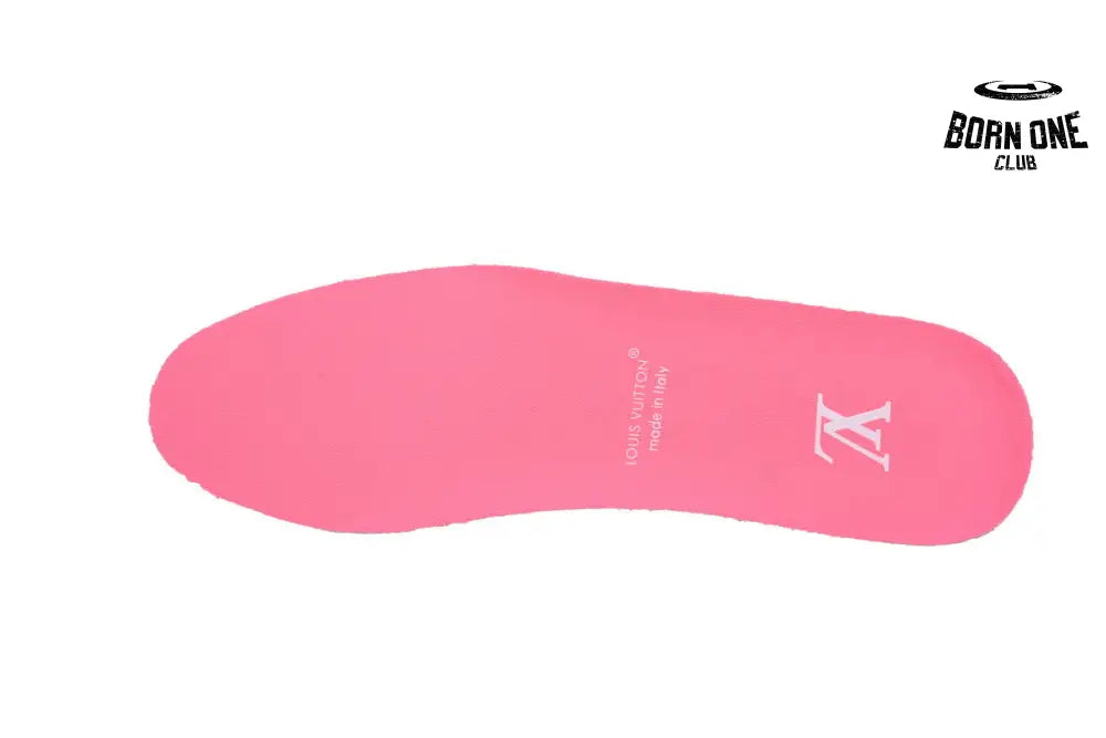 Louis Vuitton Trainer Pink Brown Rhinestone