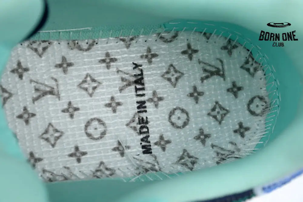 Louis Vuitton Trainer Marine Navy Blue Crystal  1AARGM