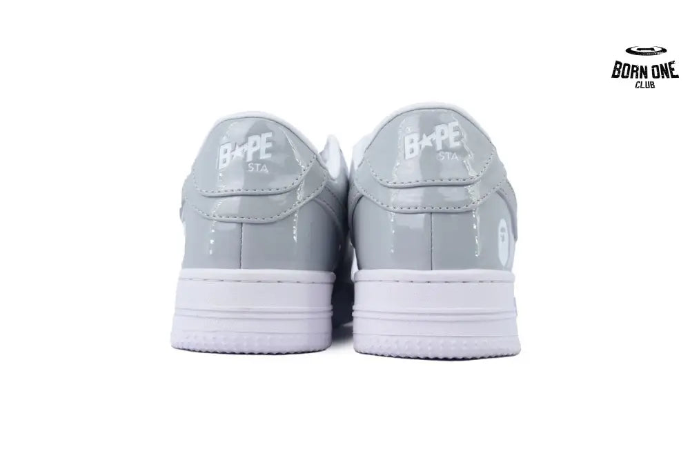 A Bathing Ape Bape SK8 Sta White Grey OZXSHMX91310N