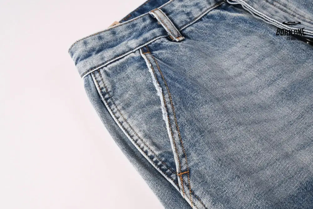 Calça Jeans Ksubi Cargo Azul Lavada
