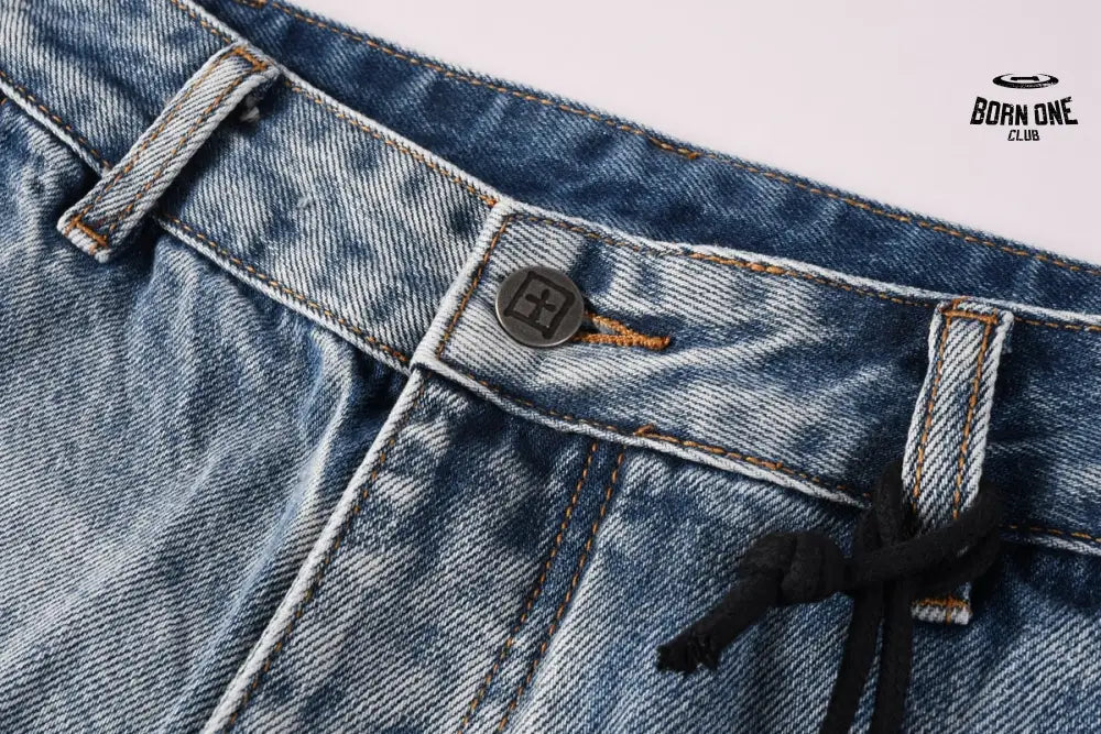 Calça Jeans Ksubi Cargo Azul Lavada