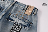 Calça Jeans Ksubi Cargo Azul Lavada