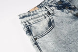 Calça Jeans Ksubi Cinza Lavada Bordado Script