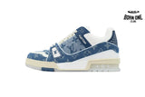 Louis Vuitton Trainer Sneaker Transparent Denim Blue
