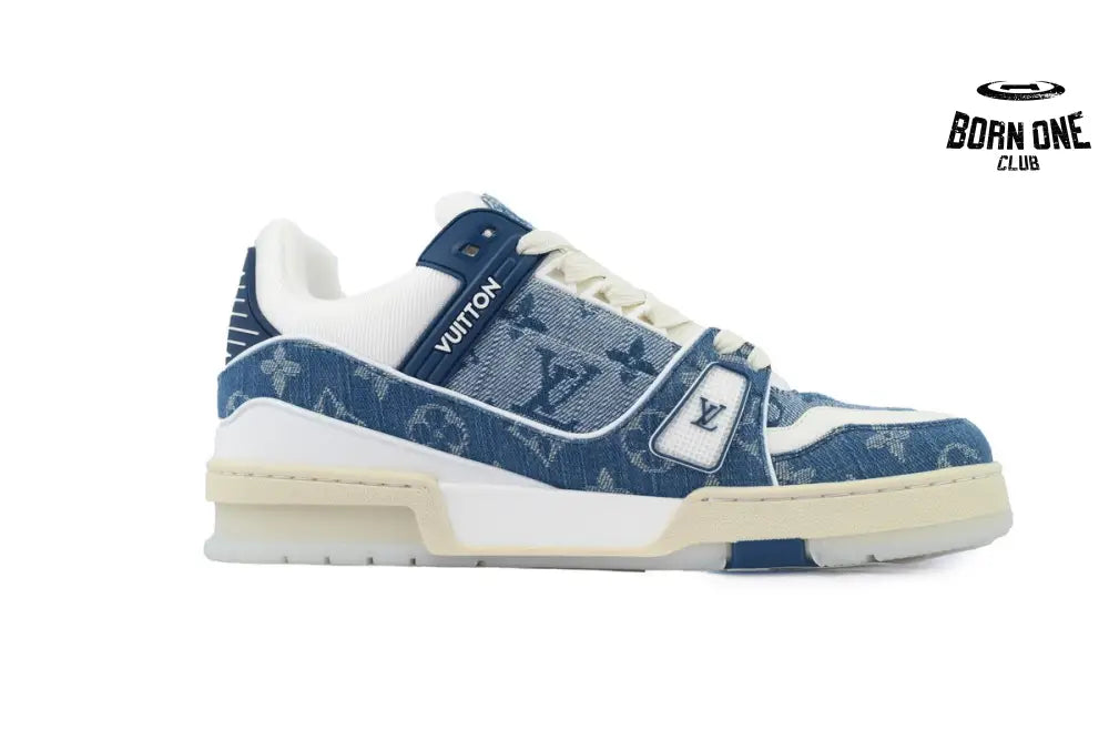 Louis Vuitton Trainer Sneaker Transparent Denim Blue