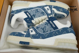 Louis Vuitton Trainer Sneaker Transparent Denim Blue