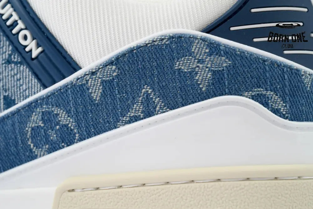 Louis Vuitton Trainer Sneaker Transparent Denim Blue