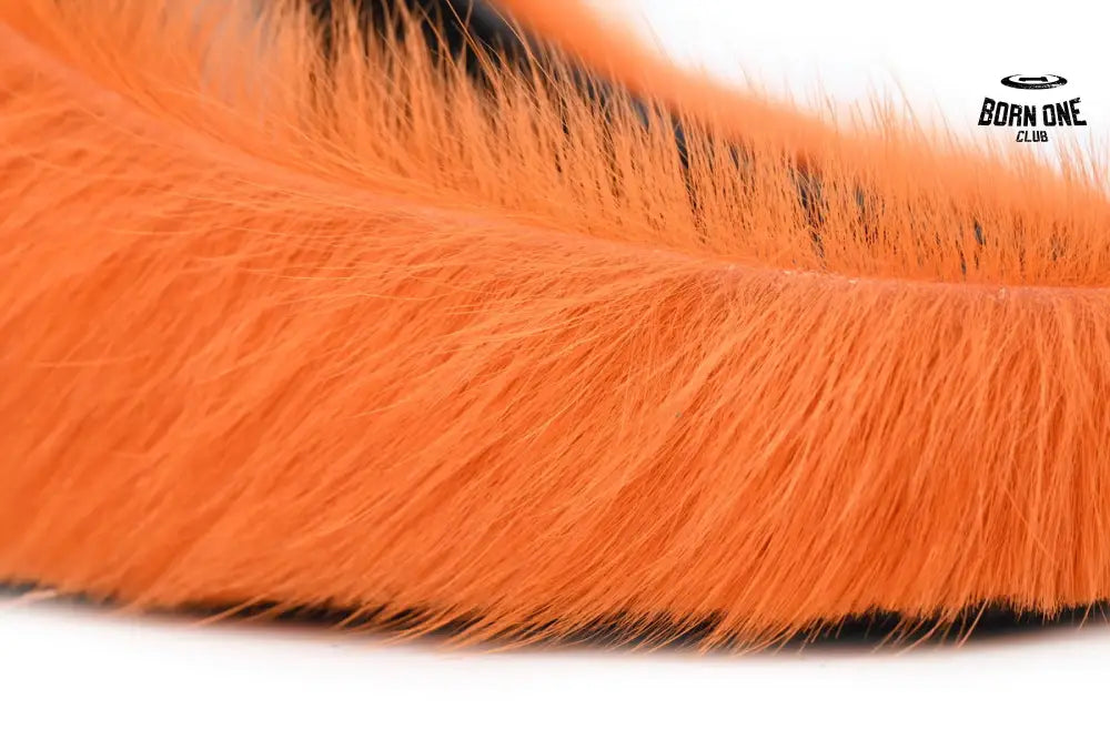 Marni Long-hair Calfskin Fussbett Sabot Orange