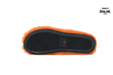 Marni Long-hair Calfskin Fussbett Sabot Orange