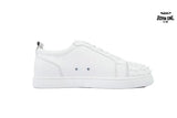 Christian Louboutin Louis Junior Spikes Flat White