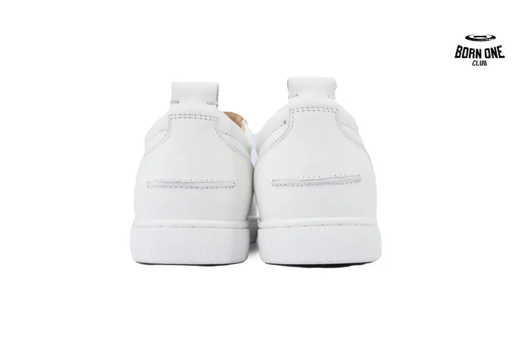 Christian Louboutin Louis Junior Spikes Flat White