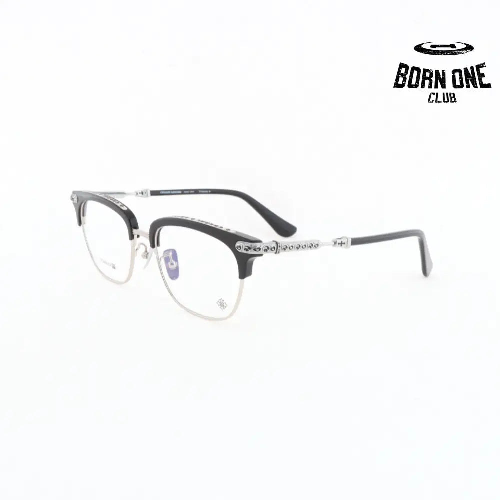 Óculos Chrome Hearts Vertical Smile II Black Silver