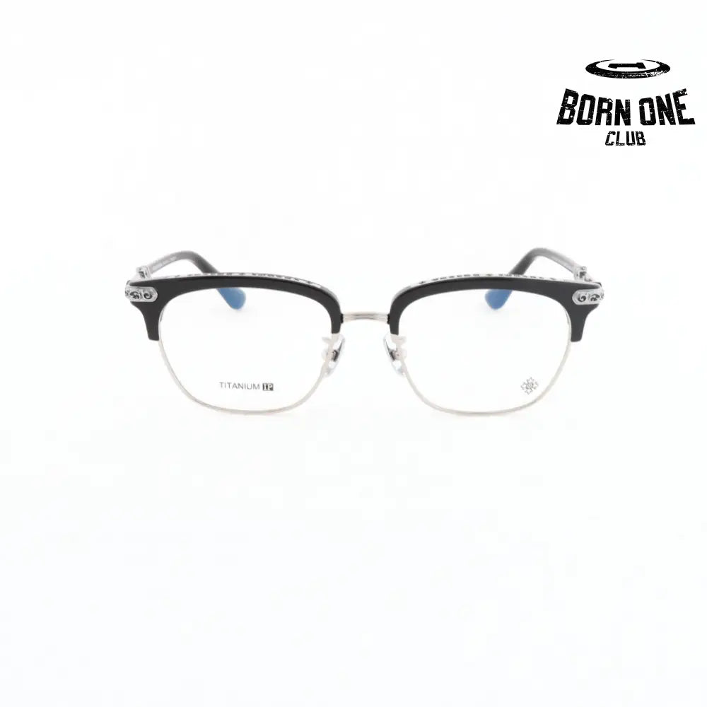 Óculos Chrome Hearts Vertical Smile II Black Silver