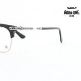Óculos Chrome Hearts Vertical Smile II Black Silver