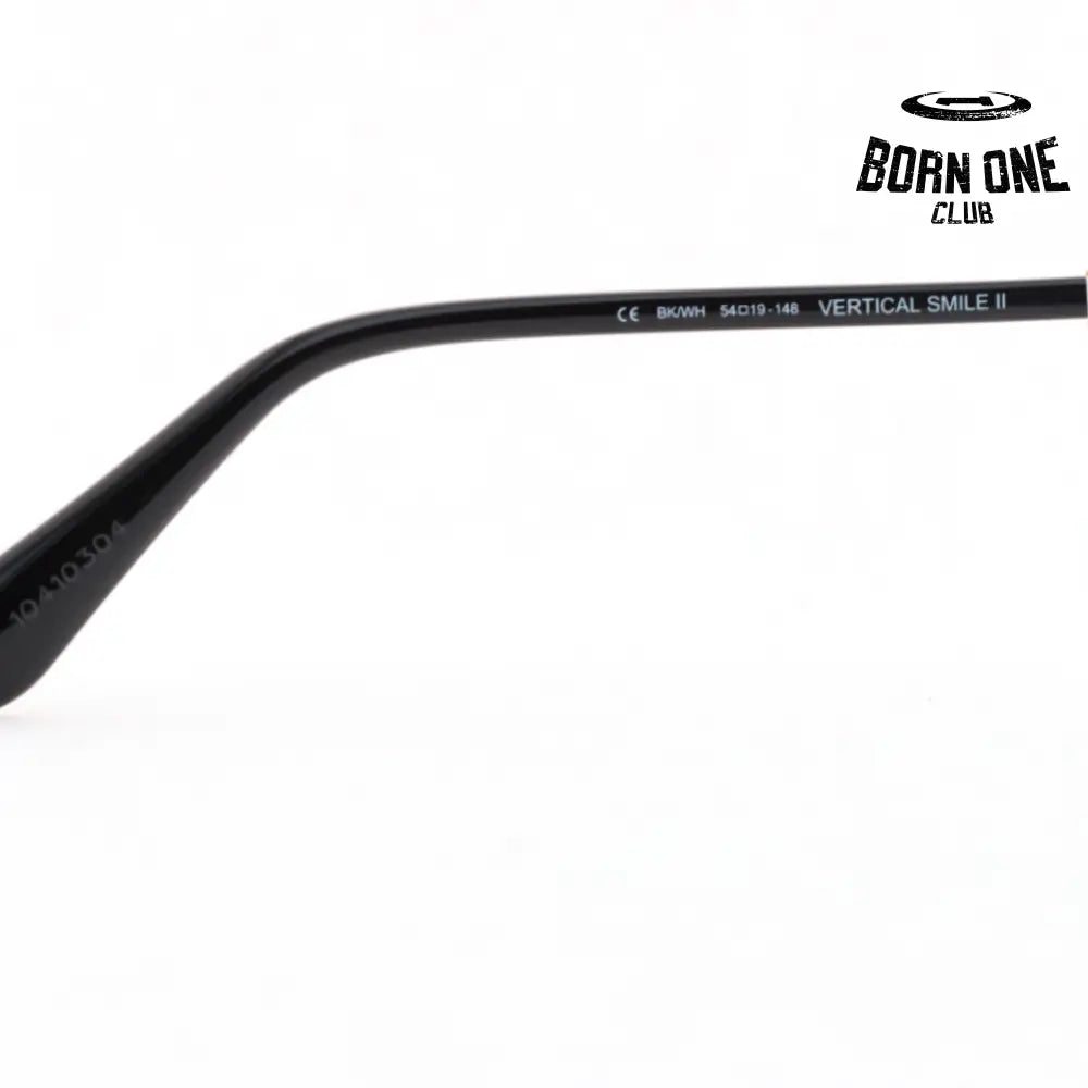 Óculos Chrome Hearts Vertical Smile II Black Silver
