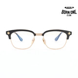 Óculos Chrome Hearts Bonennoisseur II Black Gold Plated