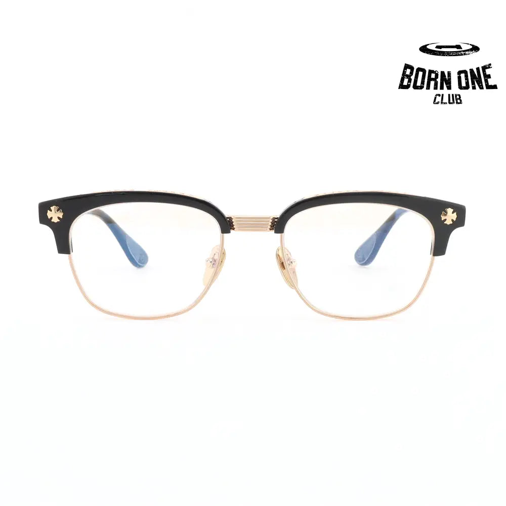 Óculos Chrome Hearts Bonennoisseur II Black Gold Plated