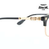 Óculos Chrome Hearts Bonennoisseur II Black Gold Plated