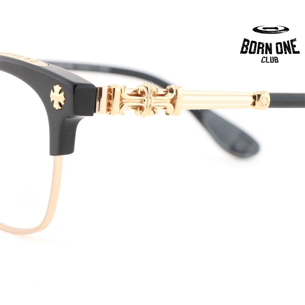 Óculos Chrome Hearts Bonennoisseur II Black Gold Plated