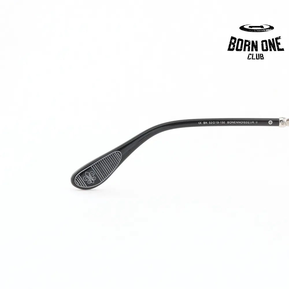 Óculos Chrome Hearts Bonennoisseur II Black Silver Plated