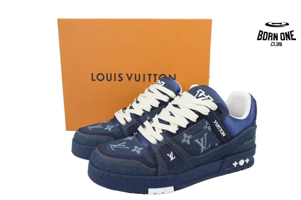 Louis Vuitton Trainer Deep Blue Cowboy