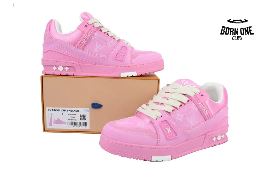 Louis Vuitton Trainer Pink Cowboy