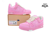 Louis Vuitton Trainer Pink Cowboy