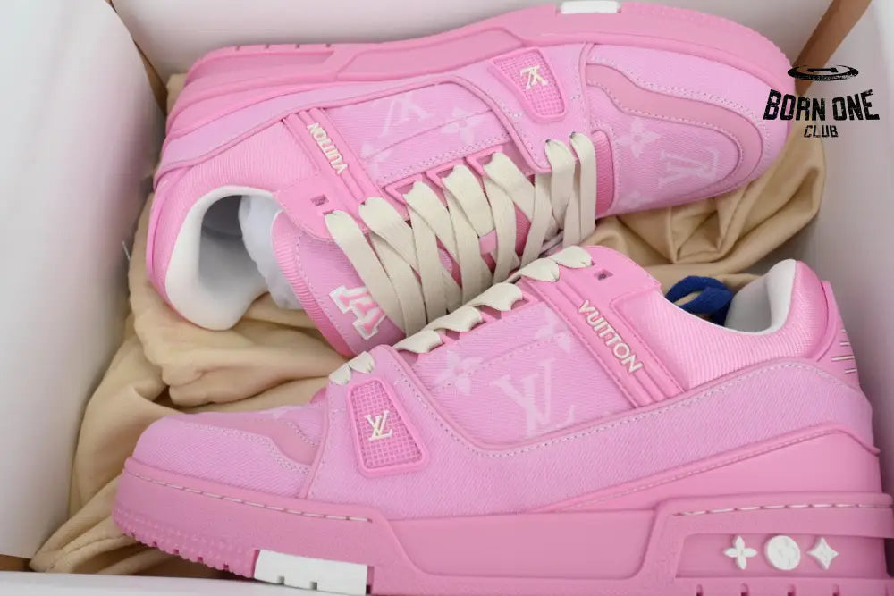 Louis Vuitton Trainer Pink Cowboy