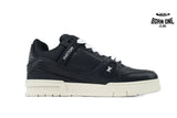 Louis Vuitton Trainer Black Skin And White Background