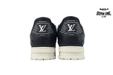 Louis Vuitton Trainer Black Skin And White Background