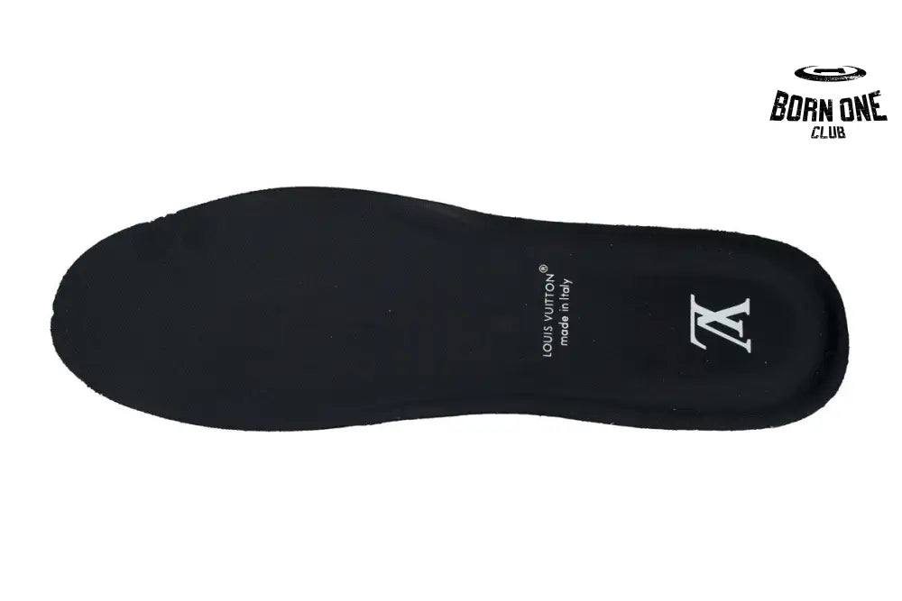 Louis Vuitton Trainer Black Skin And White Background