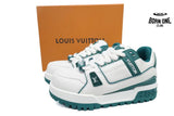 Louis Vuitton Trainer Maxi Sneaker White Green