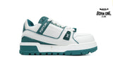 Louis Vuitton Trainer Maxi Sneaker White Green