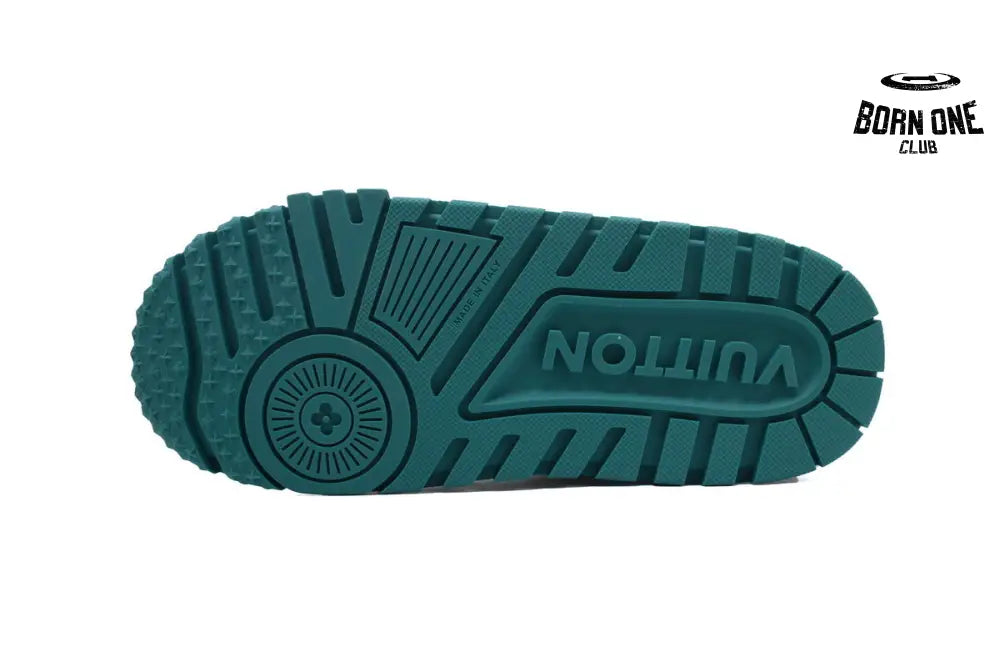 Louis Vuitton Trainer Maxi Sneaker White Green