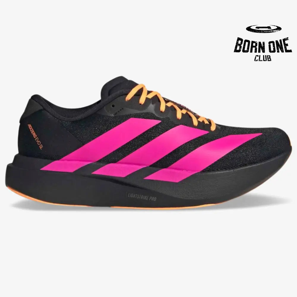 Adidas Adizero EVO SL - Preto/Rosa/Laranja