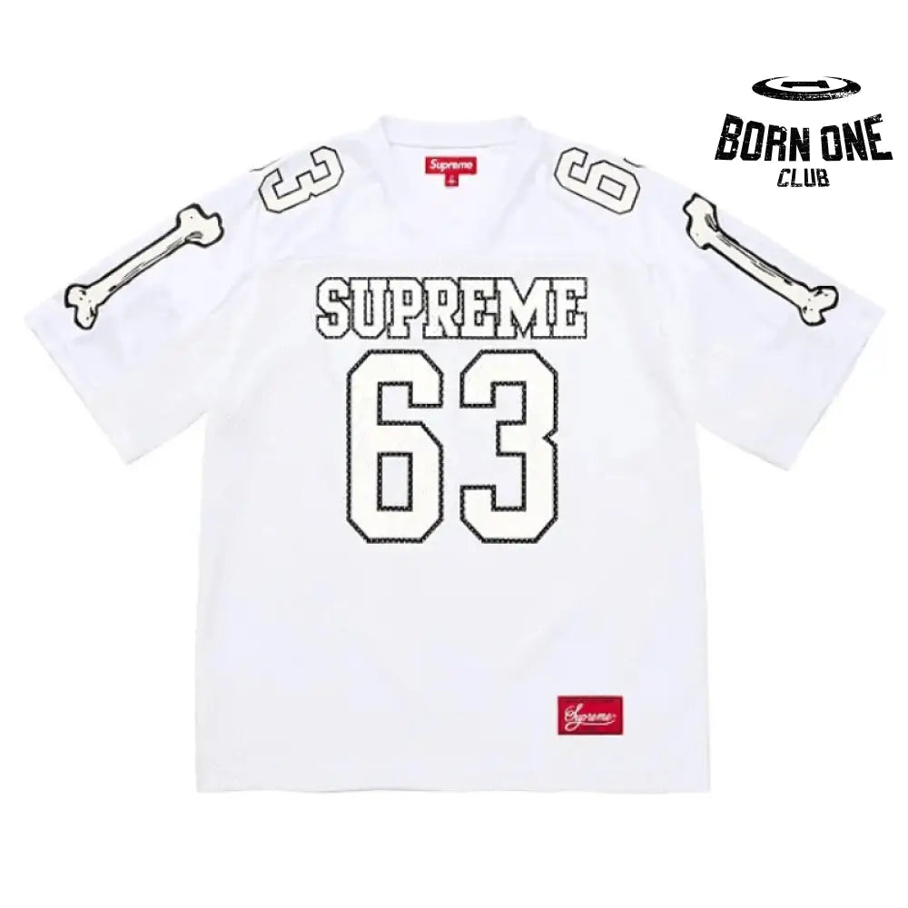 Camiseta Supreme Jersey Bones Football White