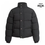Jaqueta Chrome Hearts Monogram Print Puffer Black