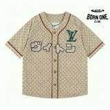 Camisa Louis Vuitton Baseball Wear Beige