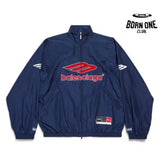 Jaqueta Balenciaga 3B Football Logo Track Azul