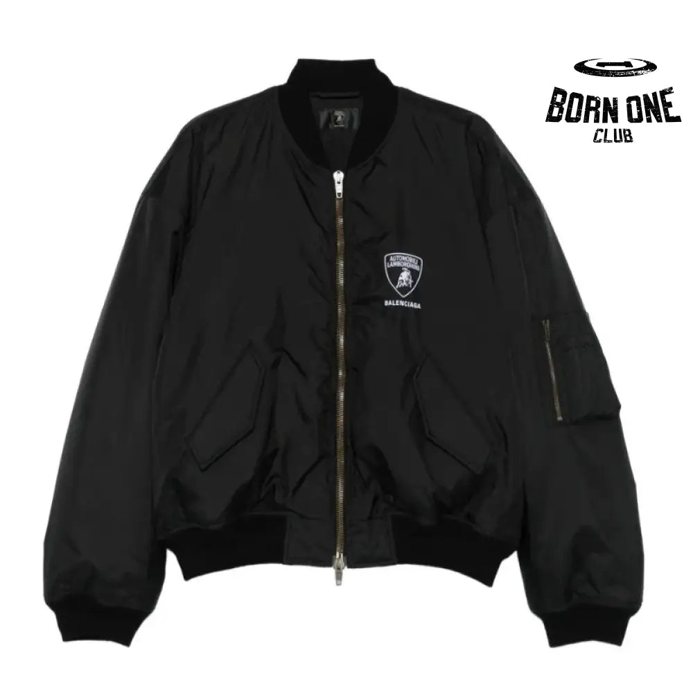 Jaqueta Balenciaga x Lamborghini Automobili Bomber Black