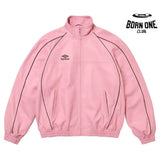 Jaqueta Supreme x Umbro Leather Track Pink