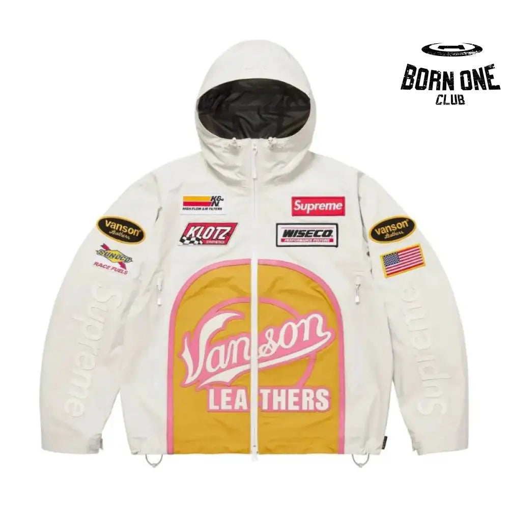 Jaqueta Supreme x Vanson GORE-TEX Shell White