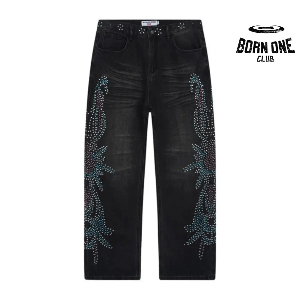 Calça Vale forever Tsunami Denim Black