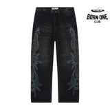 Calça Vale forever Tsunami Denim Black