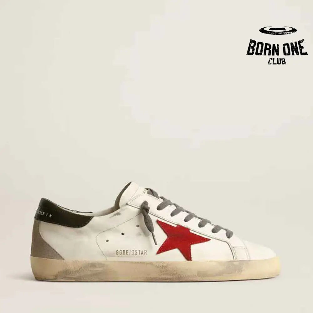 Golden Goose Super-Star White Red