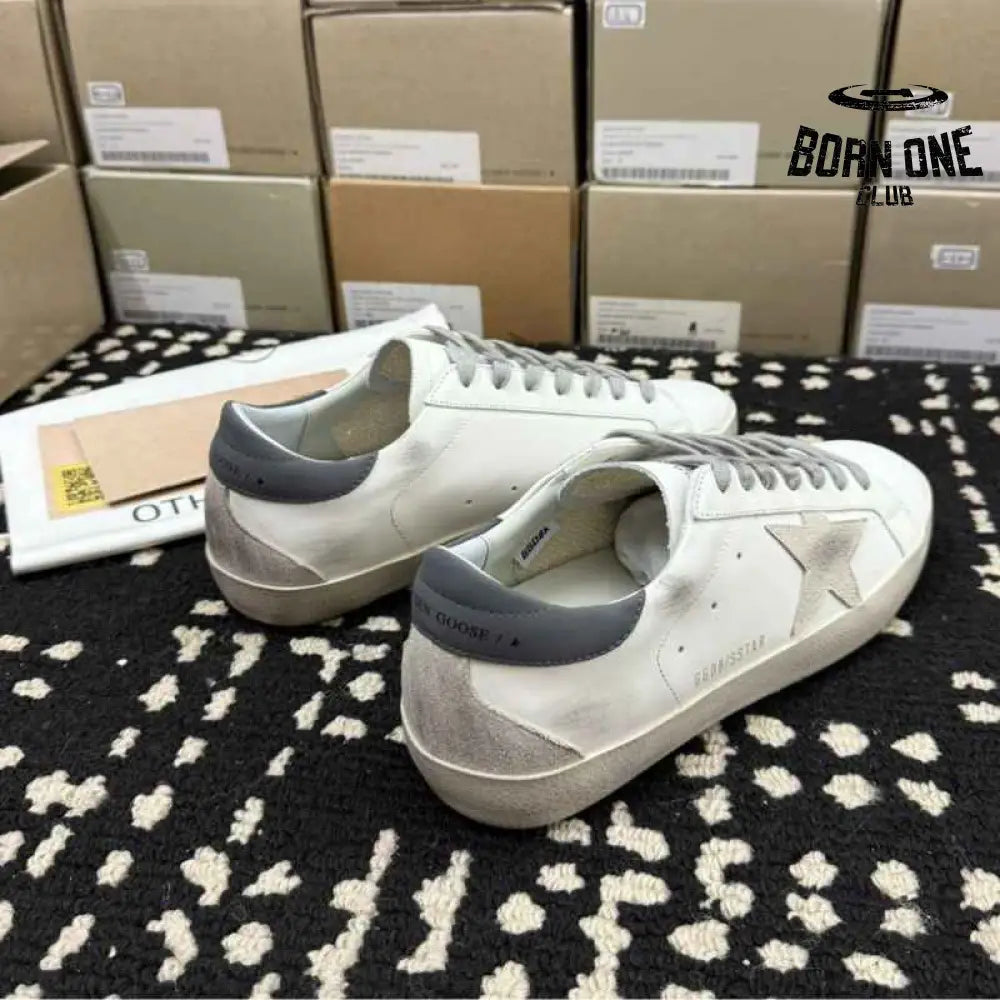 Golden Goose Super-Star White Grey