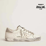 Golden Goose Super-Star White Silver