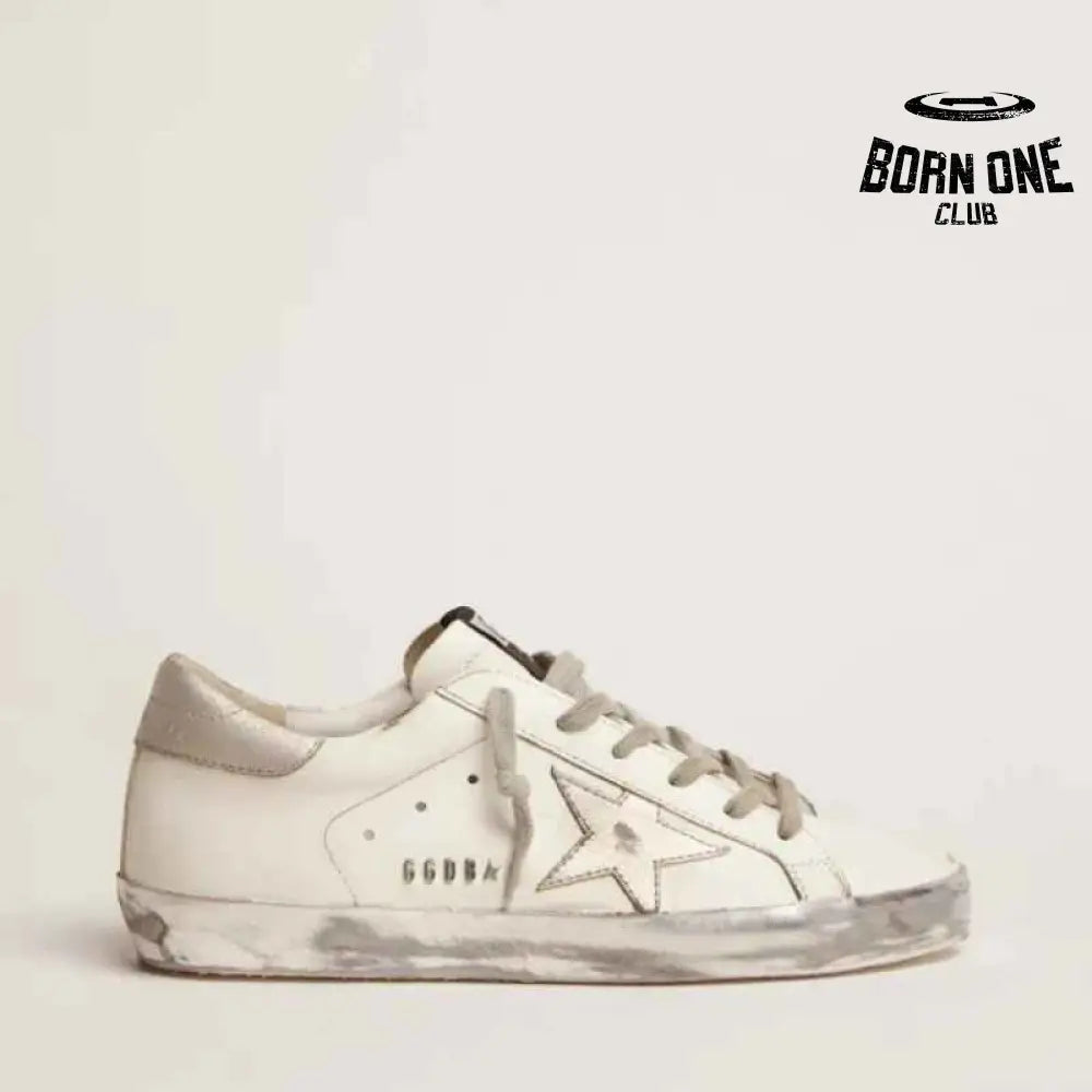 Golden Goose Super-Star White Silver